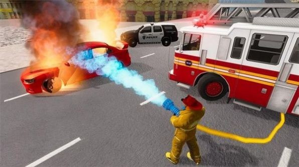 消防车驾驶模拟器游戏(Fire Truck Driving Simulator)0