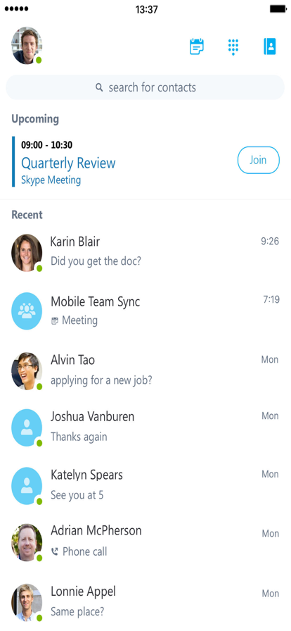 skype手机版官方免费版